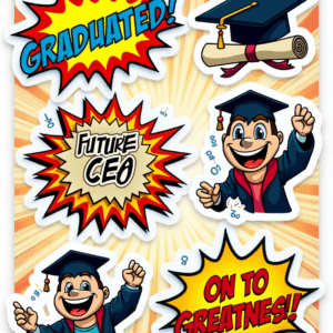 Graduation & Farewell - Sticker Sheet v3